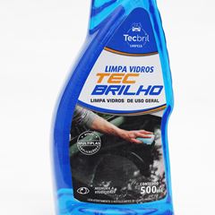 Limpa vidros spray tecbrilho 500ml para-brisa - Tecbril