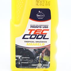 Aditivo para radiador tropical orgânico pronto uso amarelo 500ml - Tecbril