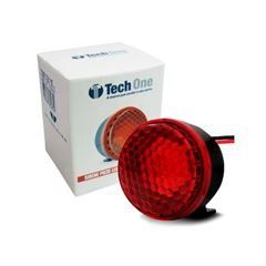 SIRENE DE RÉ PIEZO 6 TONS COM LED VERMELHO 24V