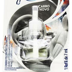 AROMATIZANTE AUTOMOTIVO AUTO SPORT CARRO NOVO REFIL 4X7ML