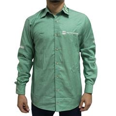 CAMISA SOCIAL GERENTE MANGA LONGA MASCULINA P ¿ BR PISTA