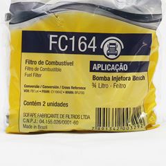 FILTRO COMBUSTÍVEL TECFIL FC164 1457431169 - BF700