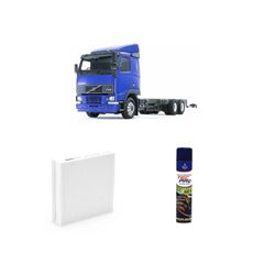 KIT DE FILTRO DE CABINE ARC010 + LIMPA AR CONDICIONADO VOLVO FH 2000 A 2015