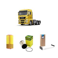 KIT DE FILTROS LINHA PESADA - MAN TGX 28.440 440CV 2013 A 2016.