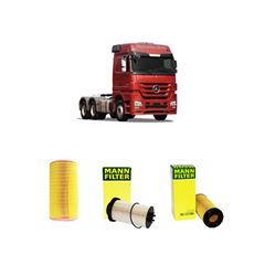 KIT DE FILTROS LINHA PESADA - MERCEDES BENZ ACTROS 2645 2013 ADIANTE.