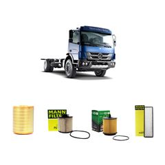 KIT DE FILTROS LINHA PESADA - MERCEDES BENZ ATEGO 1719 185CV 2013 ADIANTE.