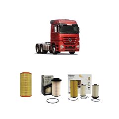 KIT DE FILTROS LINHA PESADA - MERCEDES BENZ ACTROS 2546 456CV 1996 A 2003.