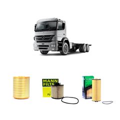 KIT DE FILTROS LINHA PESADA - MERCEDES BENZ AXOR 3344 428CV 2006 ADIANTE.