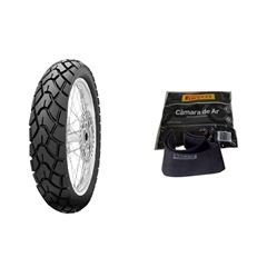 PNEU 90/90-18 TT 51P K677 TITAN TRASEIRO COM CÂMARA KENDA + CÂMARA AR PIRELLI ARO18 71648