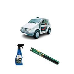 KIT LIMPA VIDROS SPRAY TECBRILHO 500ML PARA-BRISA TECBRIL + PALHETA UNIVERSAL FORTLINE 15” REDUX32 MOTOMACHINE DE 1991 A 1995