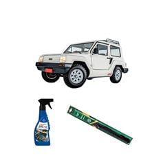 KIT LIMPA VIDROS SPRAY TECBRILHO 500ML PARA-BRISA TECBRIL + PALHETA UNIVERSAL FORTLINE 15” REDUX32 X12 DE 1981 A 1991