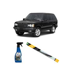 KIT LIMPA VIDROS SPRAY TECBRILHO 500ML PARA-BRISA TECBRIL + PALHETA UNIVERSAL HYBRID 22” REDUX32 DISCOVERY DE 2005 A 2018