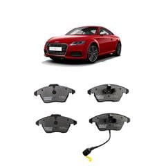 JOGO DE PASTILHA DE FREIO DIANTEIRO FRAS-LE PD1000B ¿ AUDI TT 2.0 TFSI COUPE QUATTRO 2.0 L 16V DOHC L4 DE 2010 ATÉ 2014.