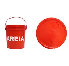 KIT TAMPA E BALDE VERMELHO 12L - MACROLUB