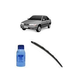 Kit Limpa Vidros Visão Clara 100ml Tecbril + Palheta Totalclip 20” Redux32 Volkswagen Logus de 1993 a 1997