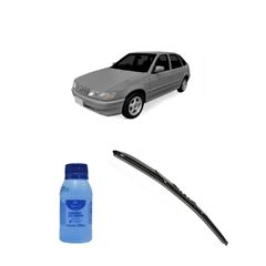 Kit Limpa Vidros Visão Clara 100ml Tecbril + Palheta Totalclip 20” Redux32 Volkswagen Pointer de 1994 a 1996