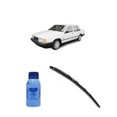 Kit Limpa Vidros Visão Clara 100ml Tecbril + Palheta Totalclip 20” Redux32 Volvo 740 de 1990 a 1995