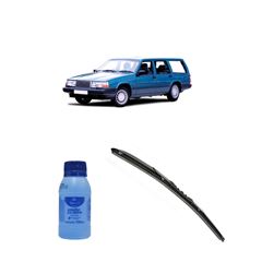 Kit Limpa Vidros Visão Clara 100ml Tecbril + Palheta Totalclip 20” Redux32 Volvo 960 de 1990 a 1996