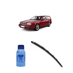 Kit Limpa Vidros Visão Clara 100ml Tecbril + Palheta Totalclip 20” Redux32 Volvo 850 Sport Wagon de 1991 a 2006