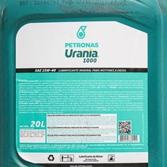 LUBRIFICANTE URANIA 1000 15W40 BB 20L ¿ PETRONAS