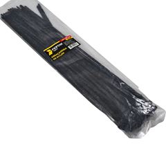 01 PACOTE ABRAC NYLON PRETA 4,8 X 380 - 50 PÇS - MACROLUB