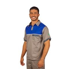 Camisa Frentista Azul P - Macrolub