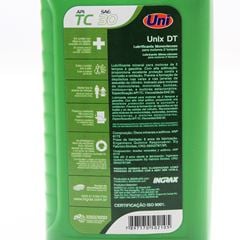 ÓLEO LUBRIFICANTE MONOVISCOSO UNIX DT API TC SAE 30 20X500ML