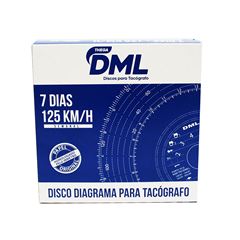 DISCO TACÓGRAFO 7 DIAS 125KM/H - DML