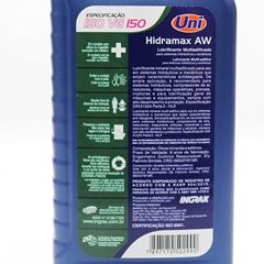 ÓLEO LUBRIFICANTE MULTIADITIVADO HIDRAMAX AW ISO VG 150 12X1L