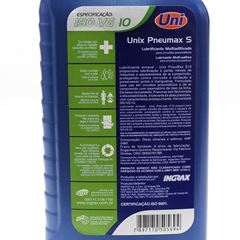 ÓLEO LUBRIFICANTE MULTIADITIVADO UNIX PNEUMAX S ISO VG 10 12X1L