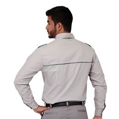 Camisa Executiva Masculina Verde Manga Longa P ¿ Macrolub